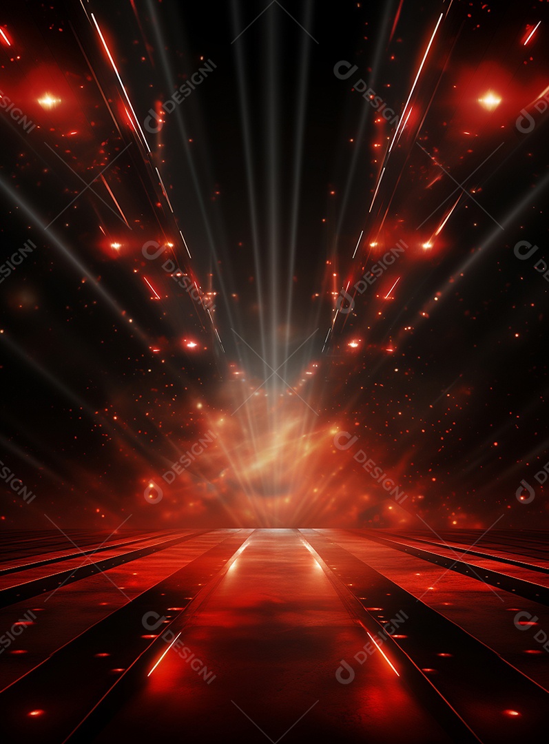 Plano de fundo com iluminação