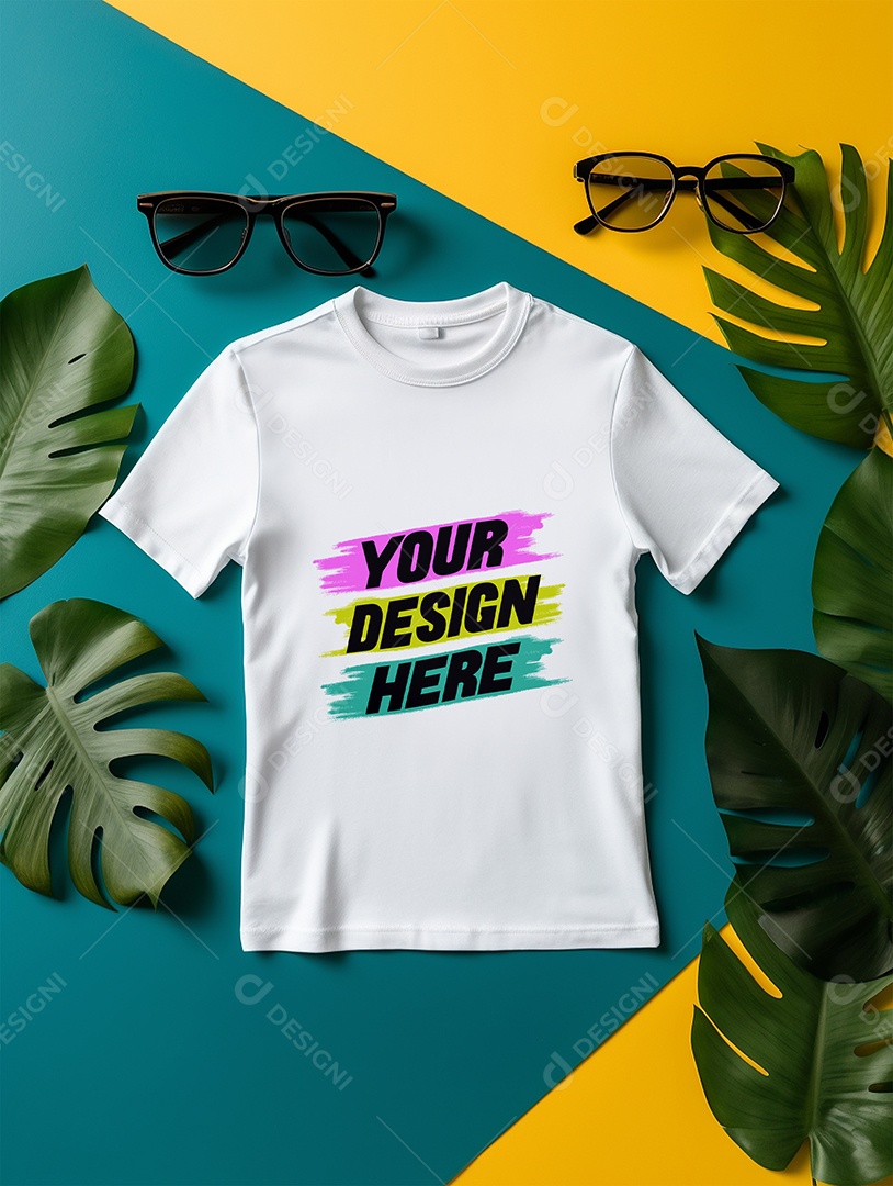Mockup de Camisa Masculina PSD Editável