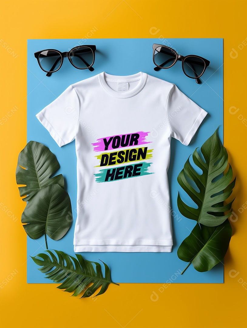 Mockup de Camisa Masculina PSD Editável