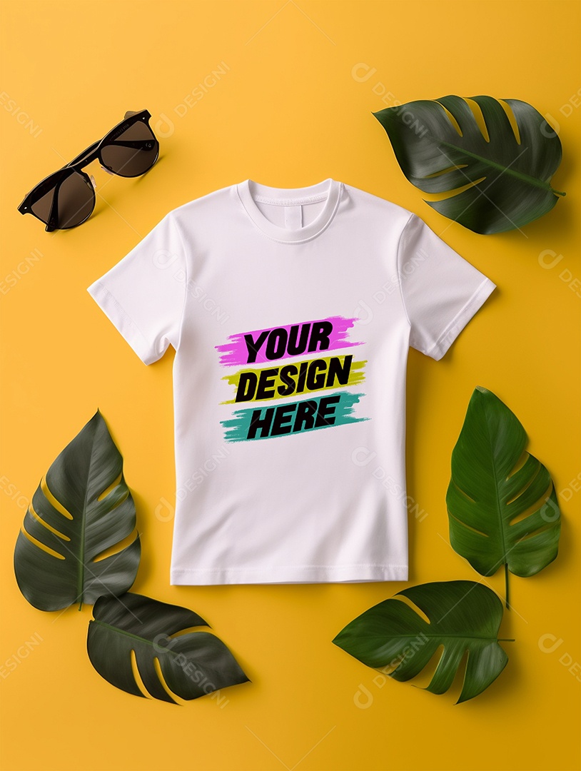 Mockup de Camisa Masculina PSD Editável