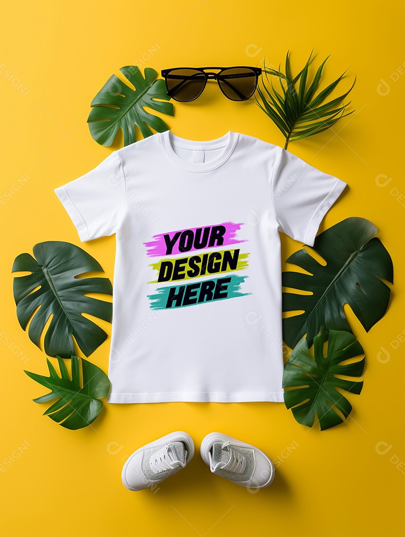 Mockup de Camisa Masculina PSD Editável