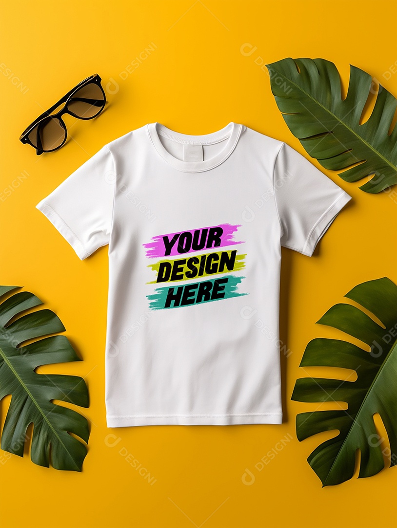 Mockup de Camisa Masculina PSD Editável