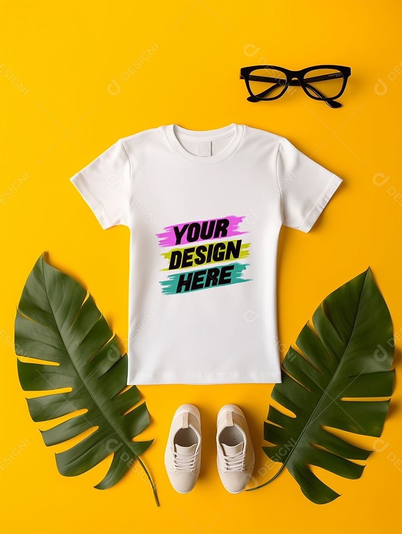 Mockup de Camisa Masculina PSD Editável