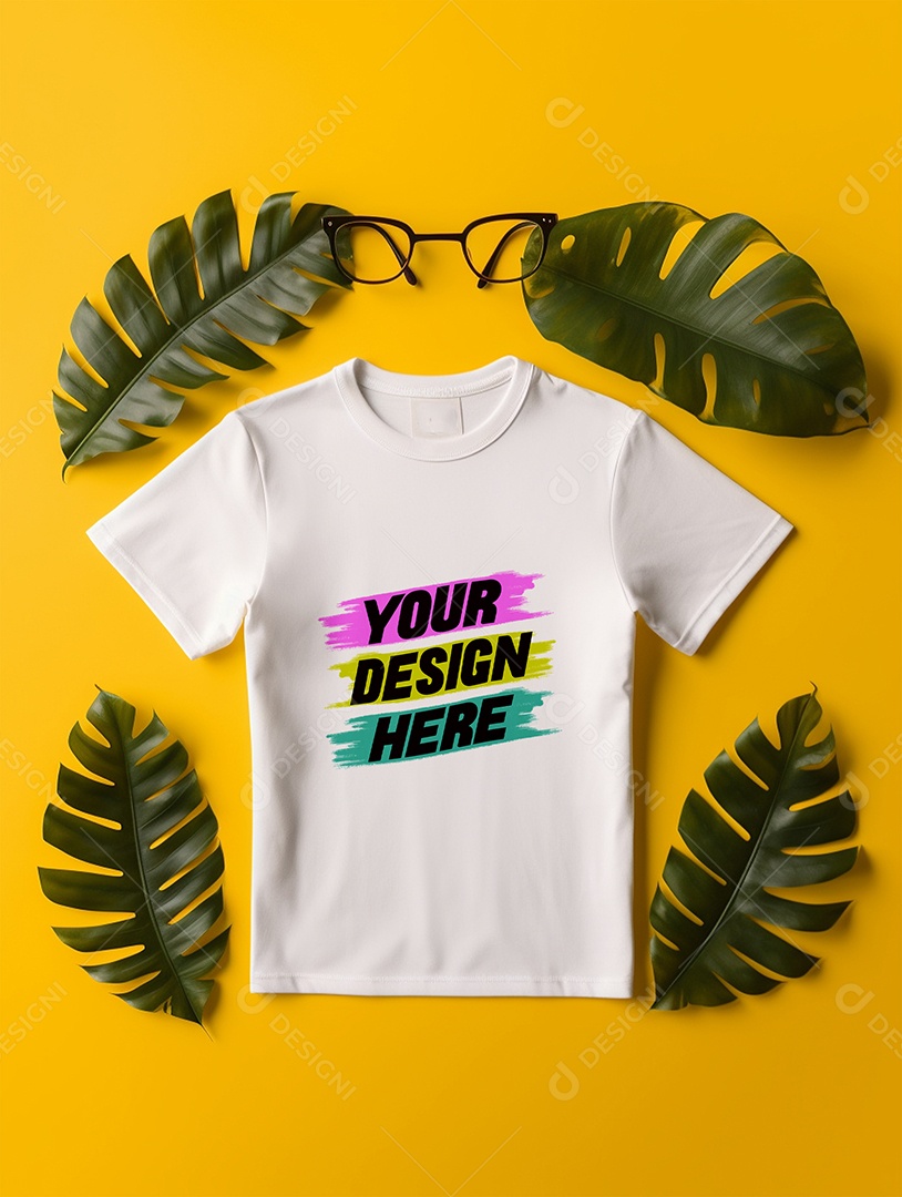 Mockup de Camisa Masculina PSD Editável