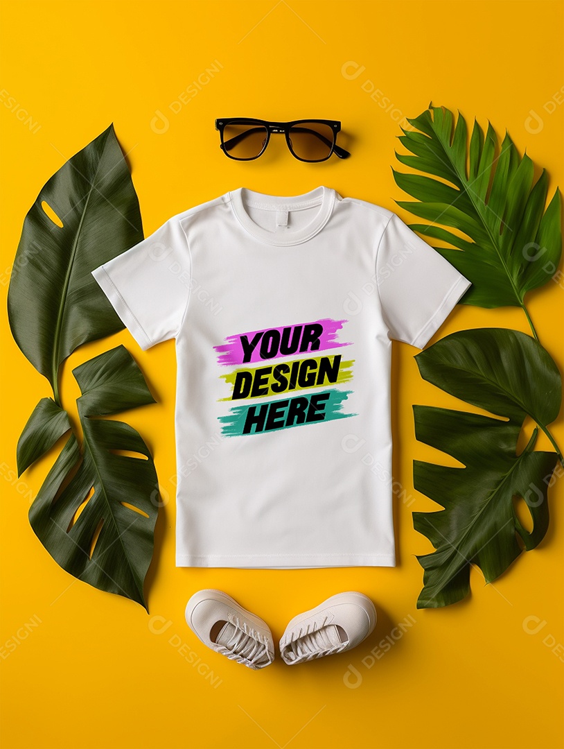 Mockup de Camisa Masculina PSD Editável