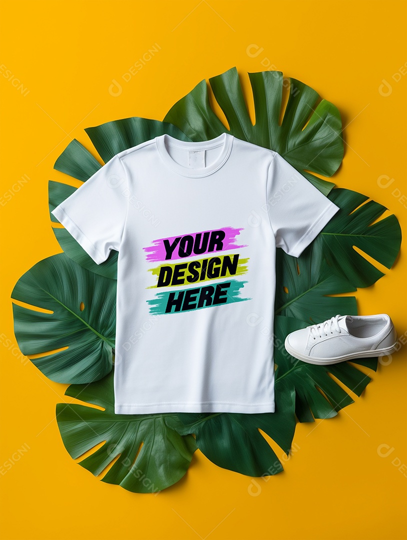 Mockup de Camisa Masculina PSD Editável