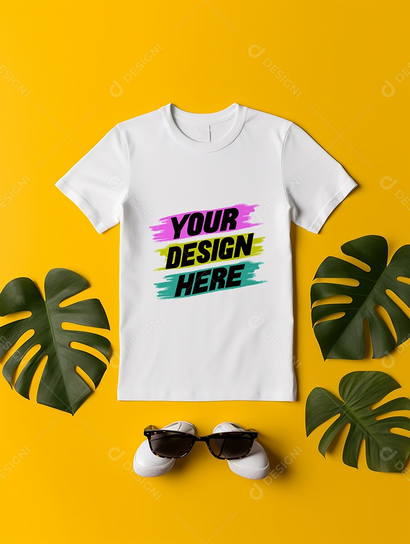 Mockup de Camisa Masculina PSD Editável
