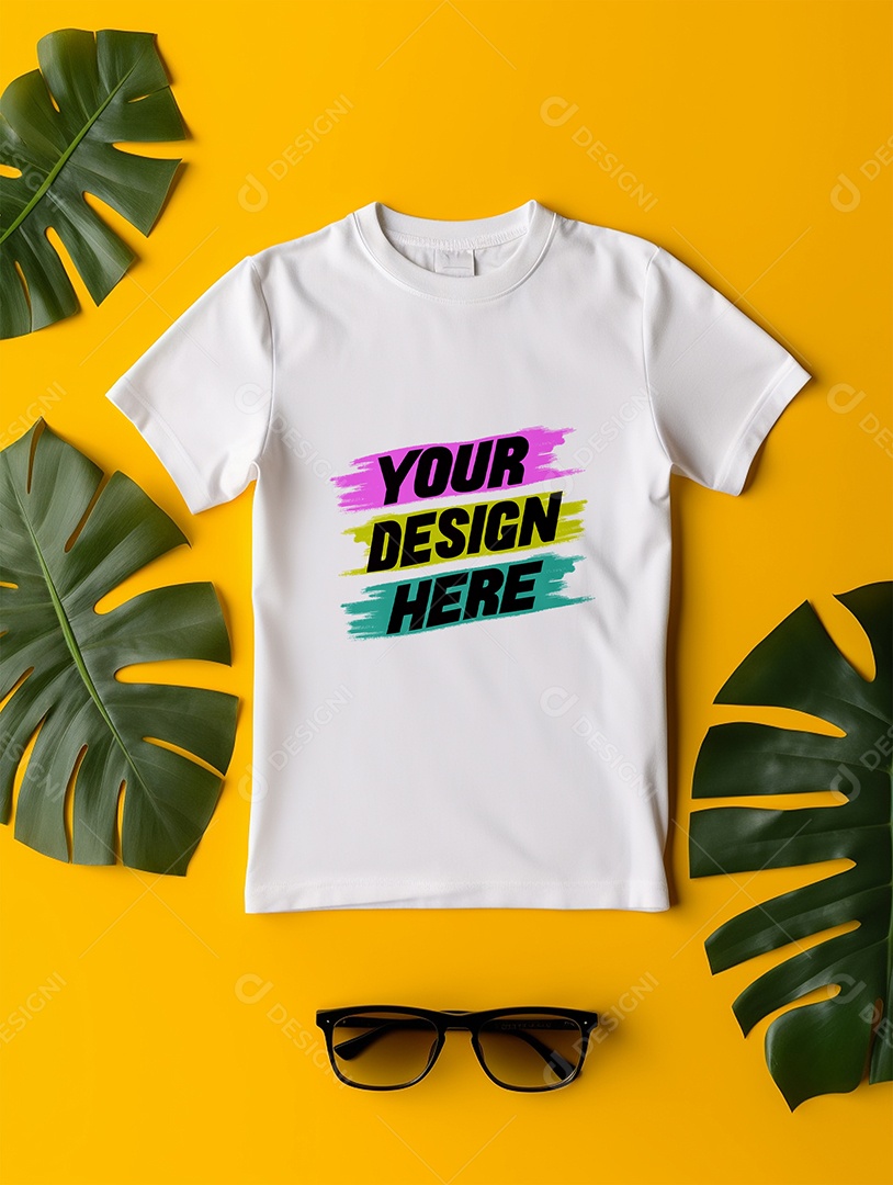 Mockup de Camisa Masculina PSD Editável