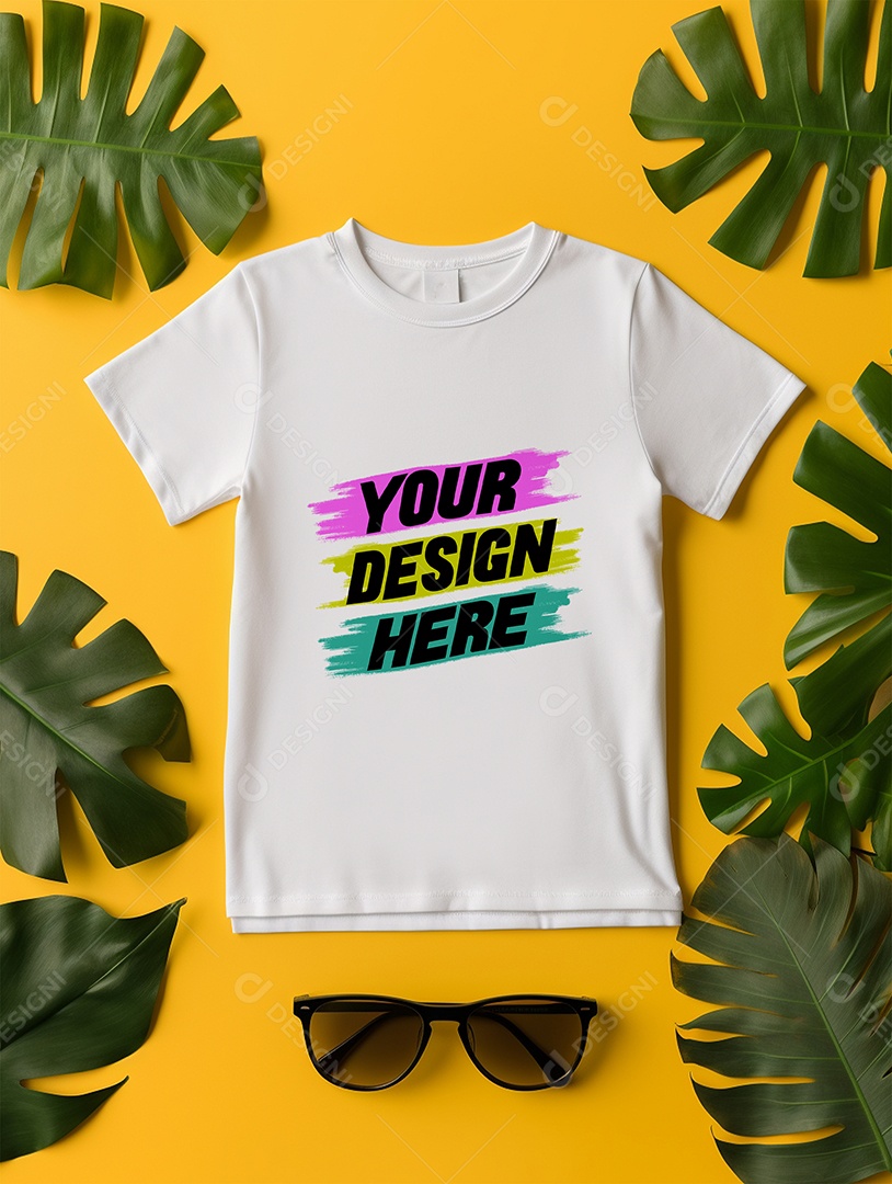 Mockup de Camisa Masculina PSD Editável