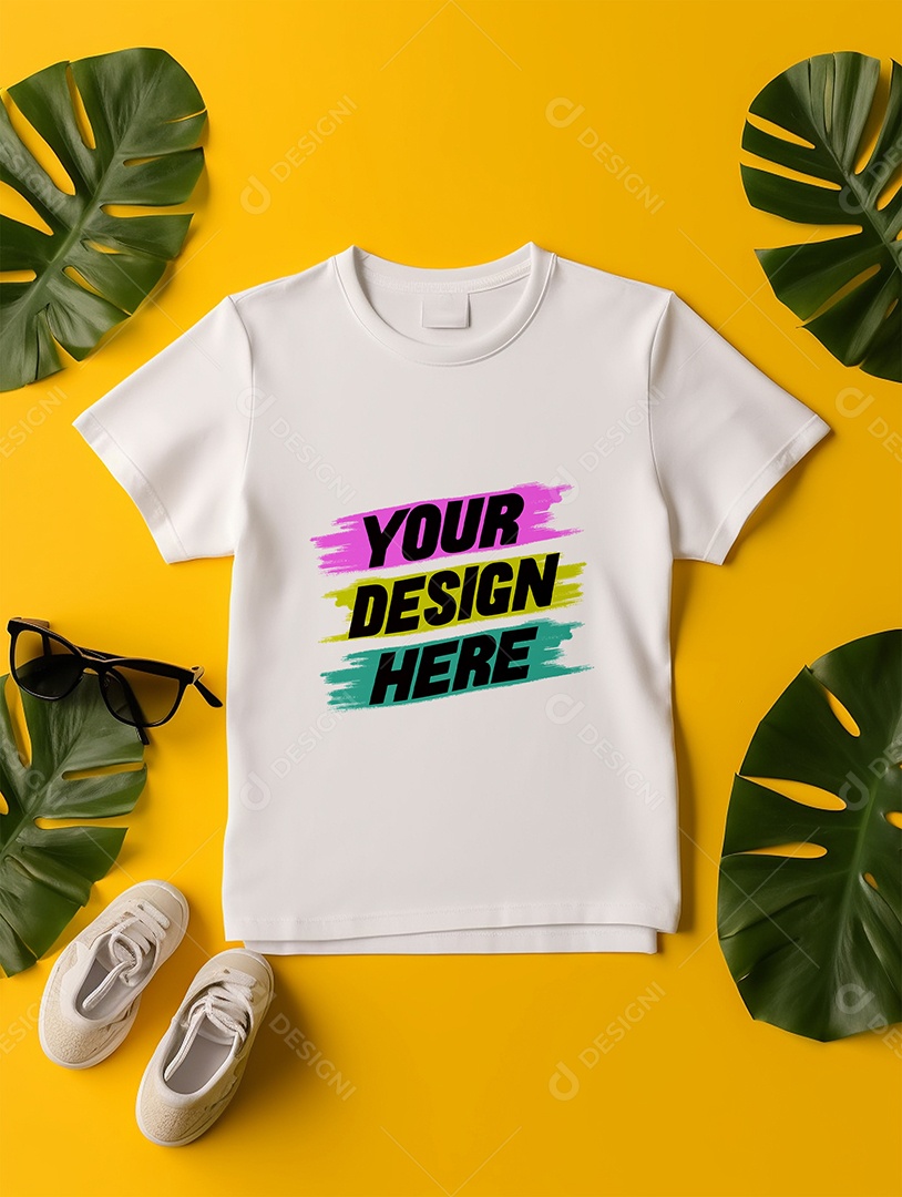 Mockup de Camisa Masculina PSD Editável