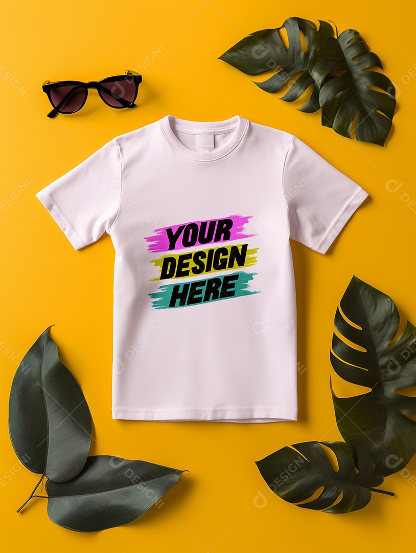 Mockup de Camisa Masculina PSD Editável