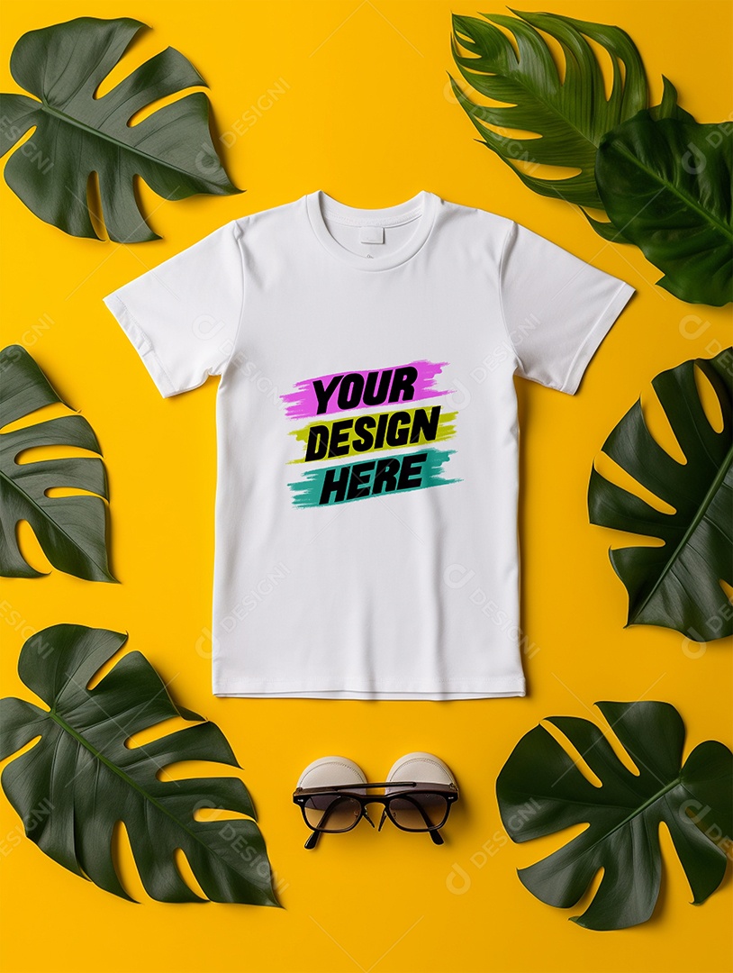 Mockup de Camiseta Infantil PSD Editável