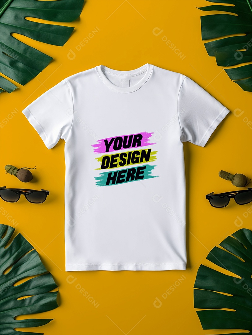Mockup de Camiseta Infantil PSD Editável