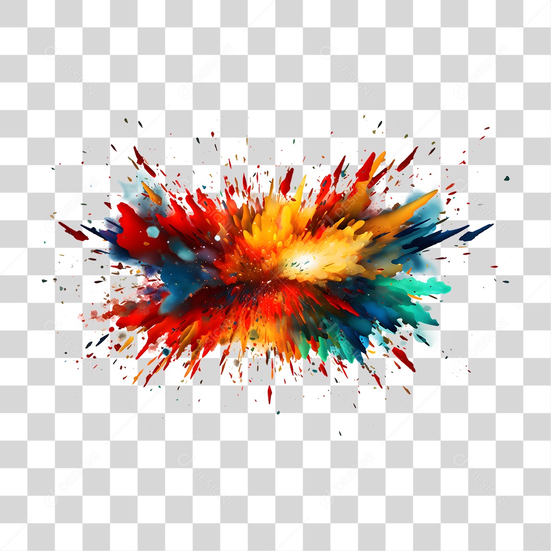 Fumaça Colorida PNG Transparente