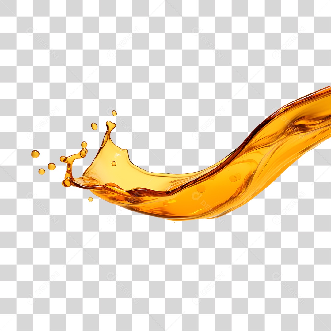 Óleo Derramando PNG Transparente