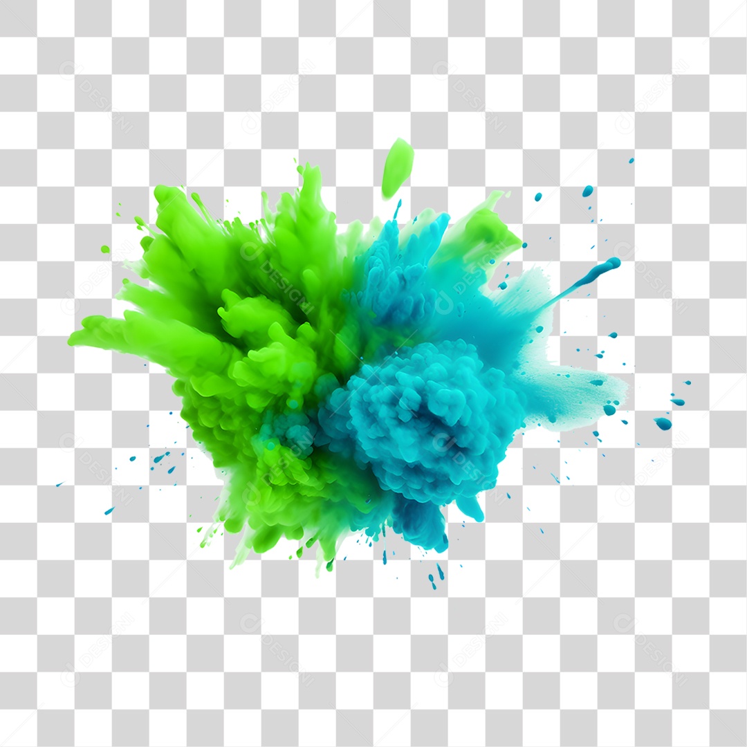 Fumaça Colorida PNG Transparente