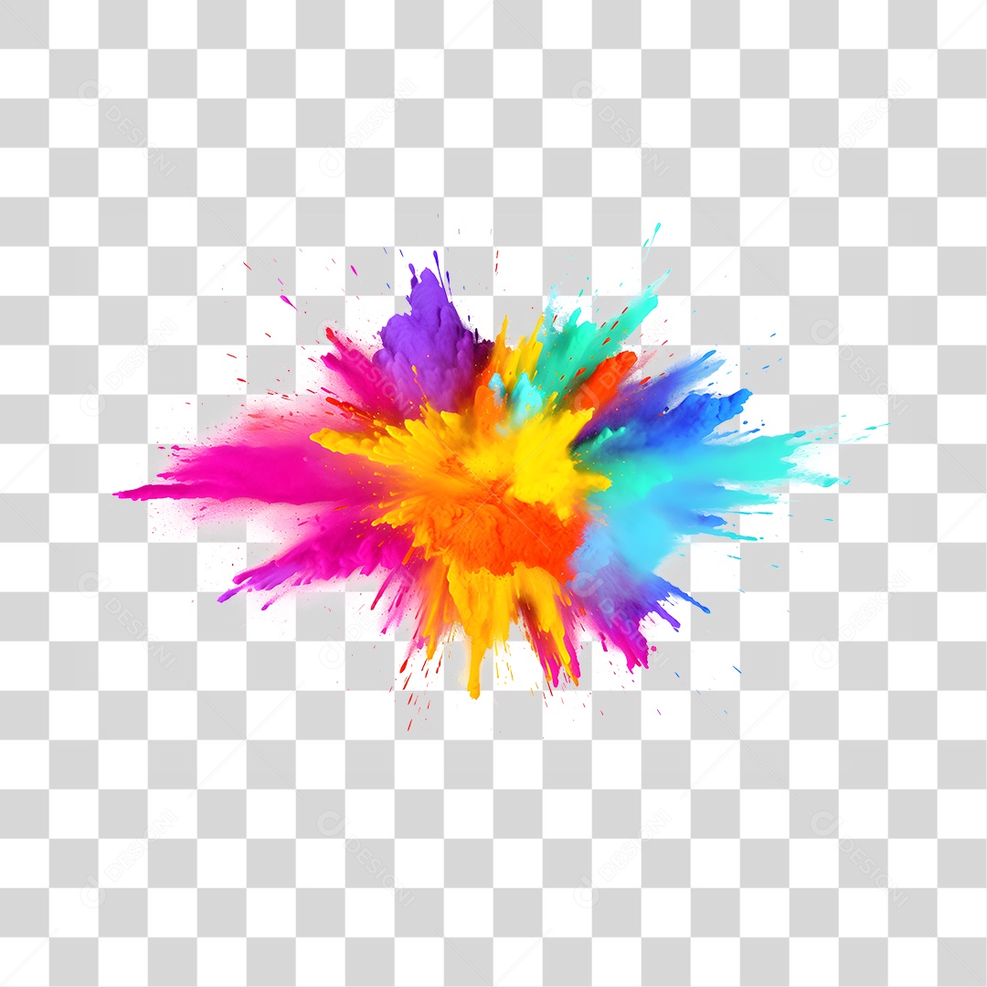 Fumaça Colorida PNG Transparente