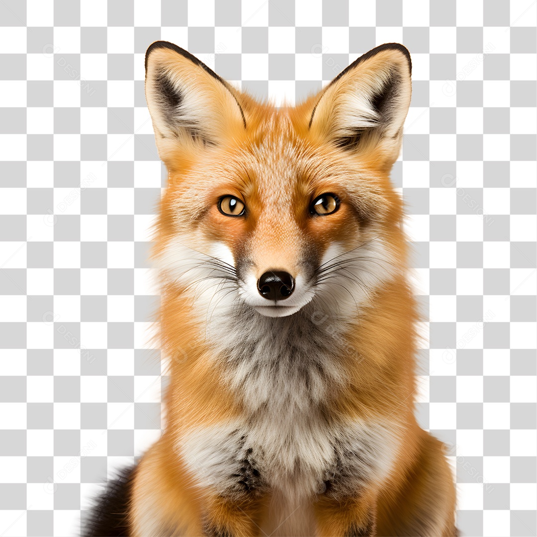 Raposa Animal Silvestre PNG Transparente