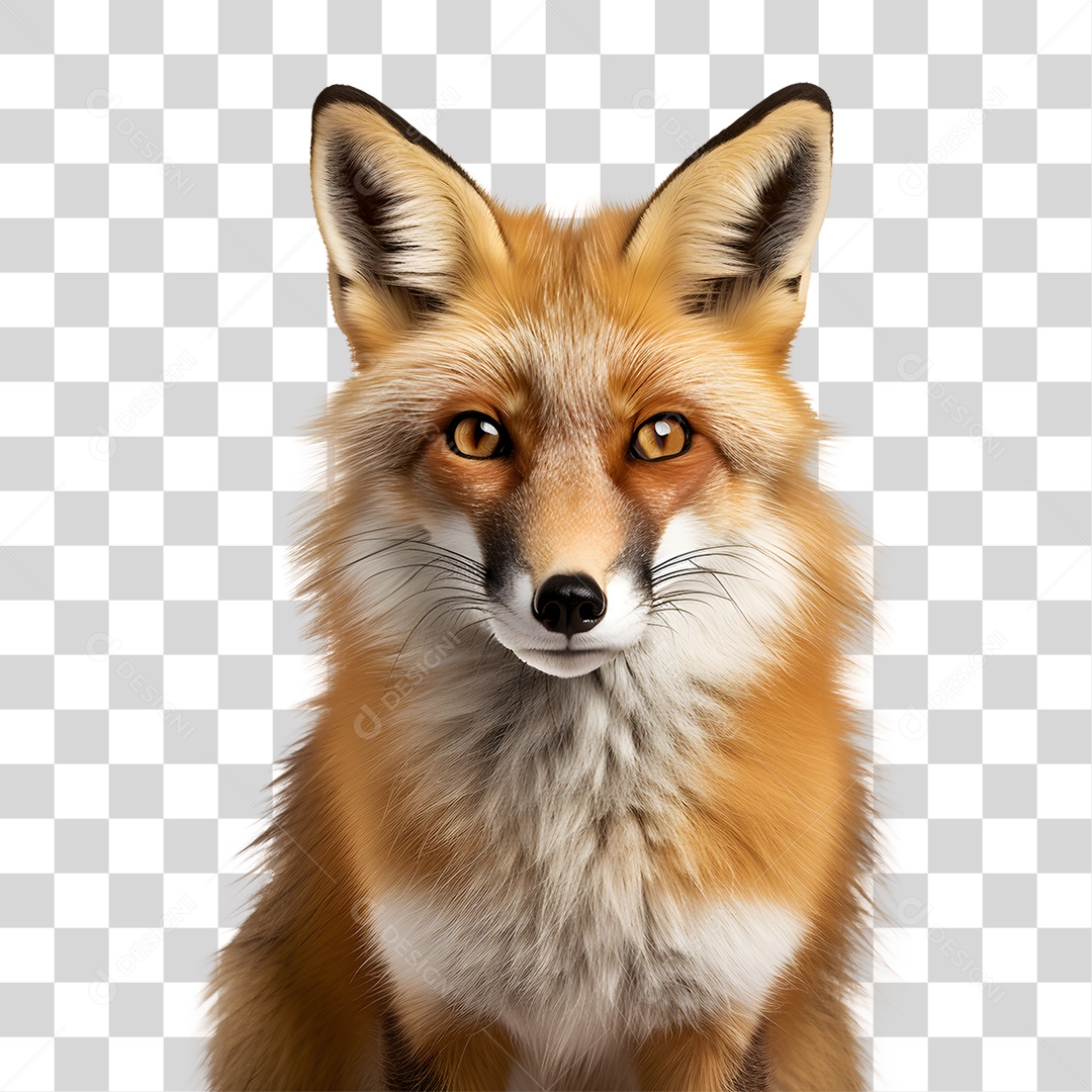 Raposa Animal Silvestre PNG Transparente