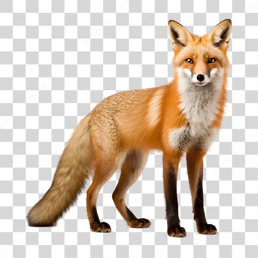 Raposa Animal Silvestre PNG Transparente