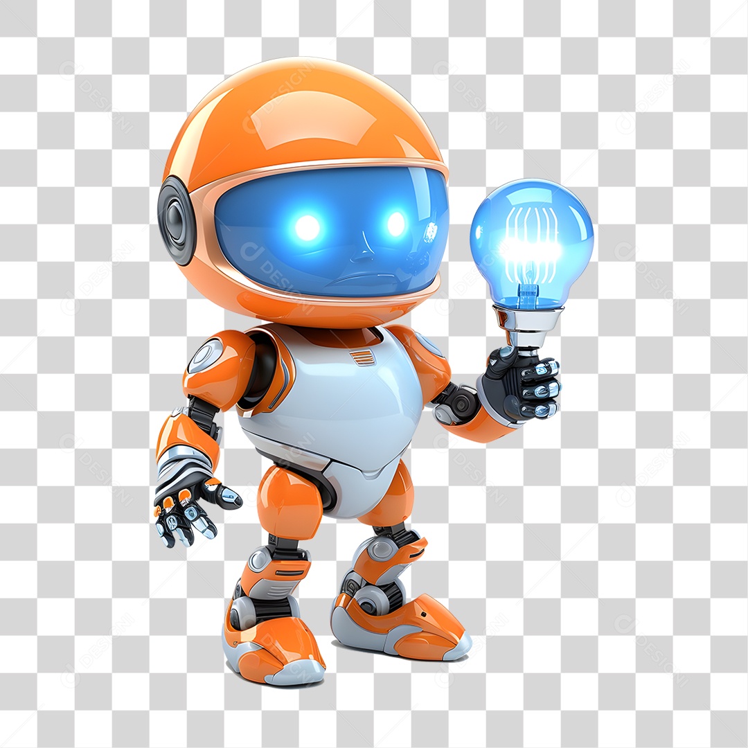Robôs Inteligência Artificial PNG Transparente