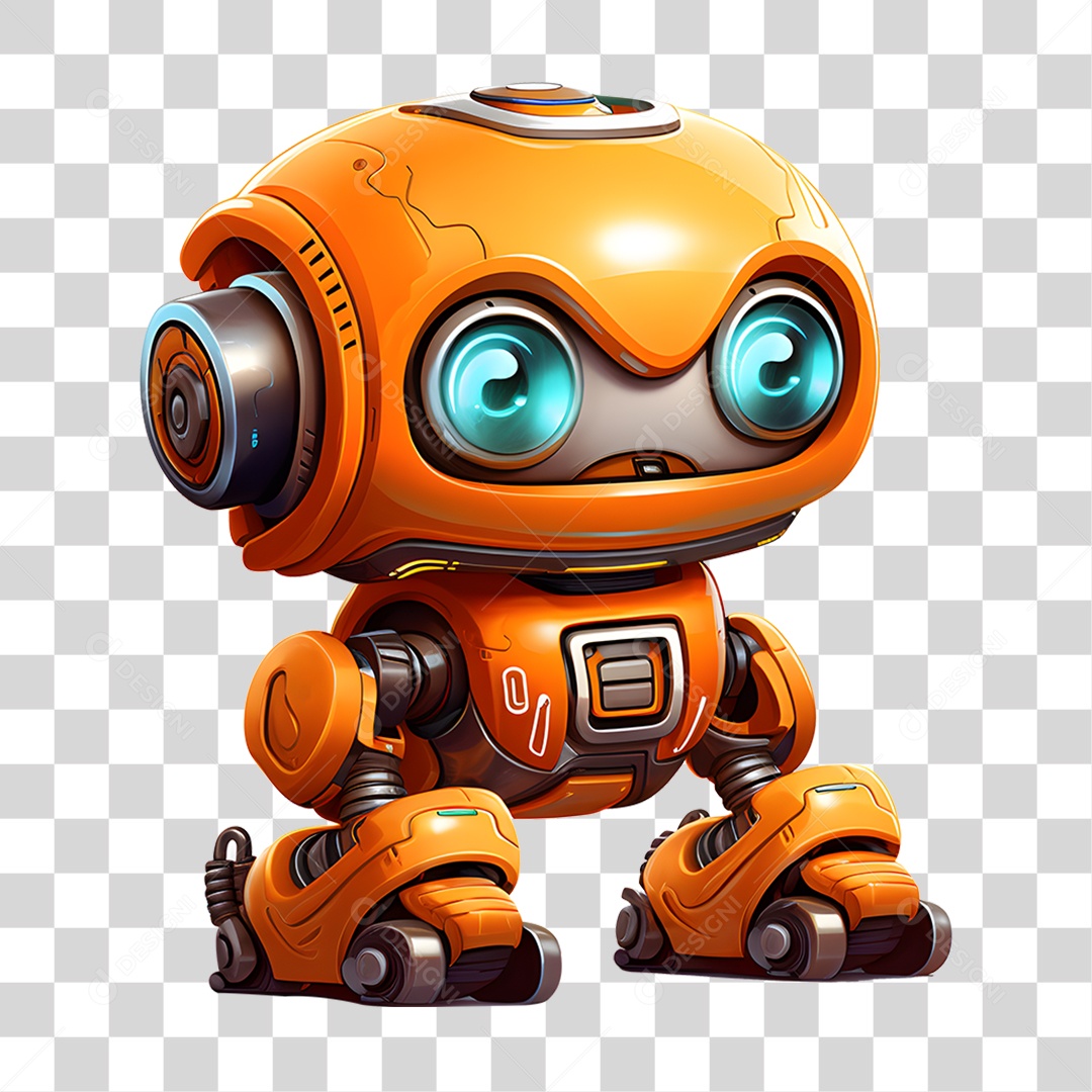 Robôs Inteligência Artificial PNG Transparente