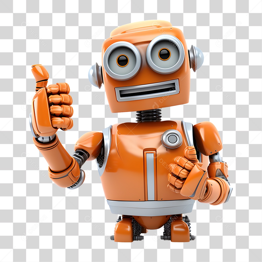 Robôs Inteligência Artificial PNG Transparente