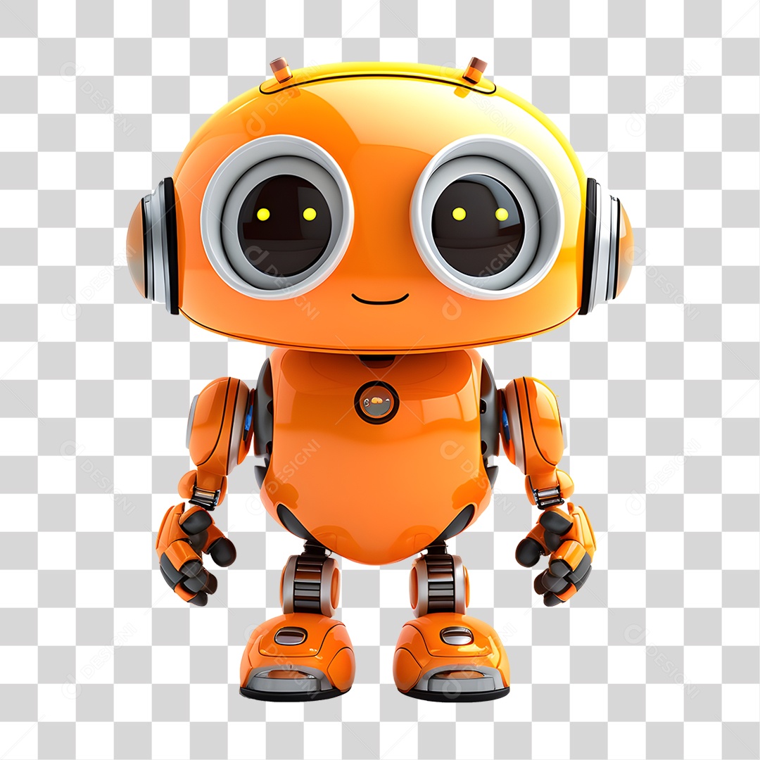 Robôs Inteligência Artificial PNG Transparente