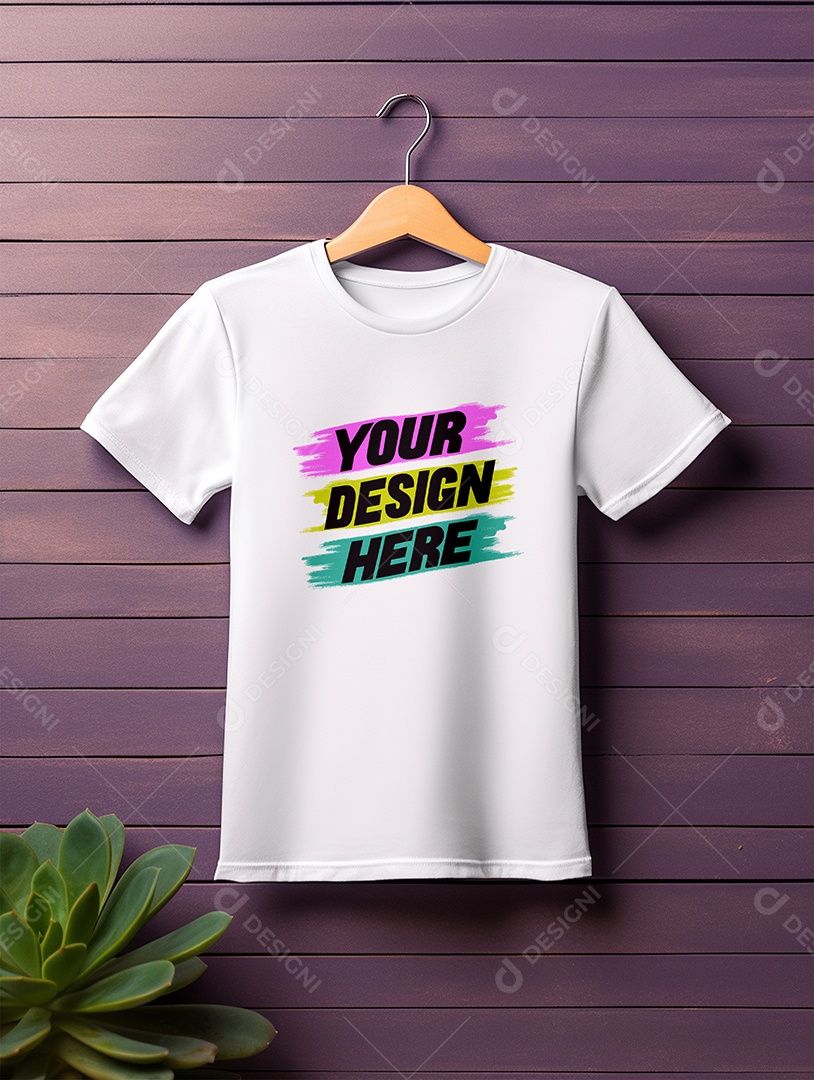 Mockup de Camiseta Infantil PSD Editável