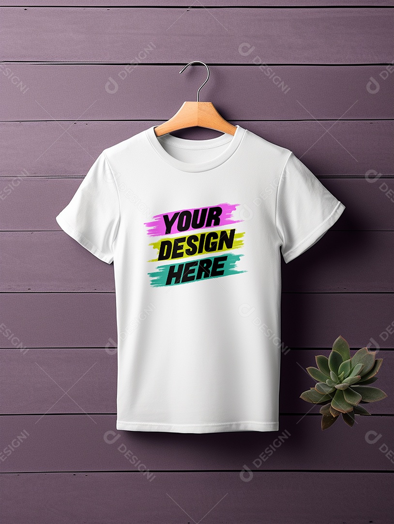 Mockup de Camiseta Infantil PSD Editável