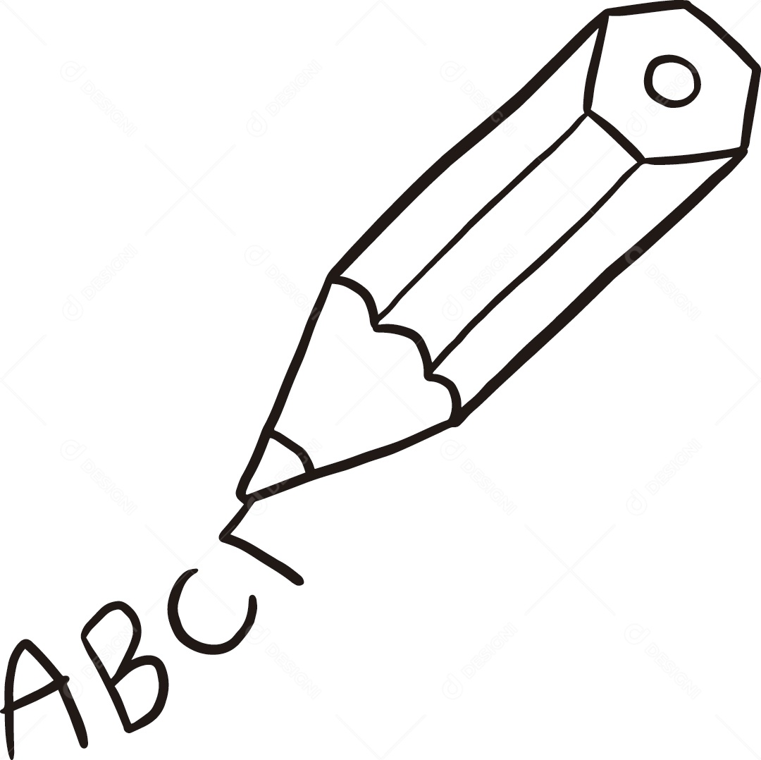 Desenho de Lápis Vetor EPS