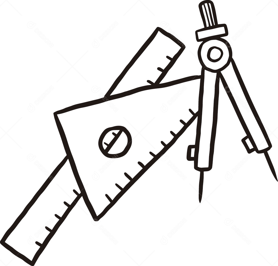 Desenho de Réguas Vetor EPS