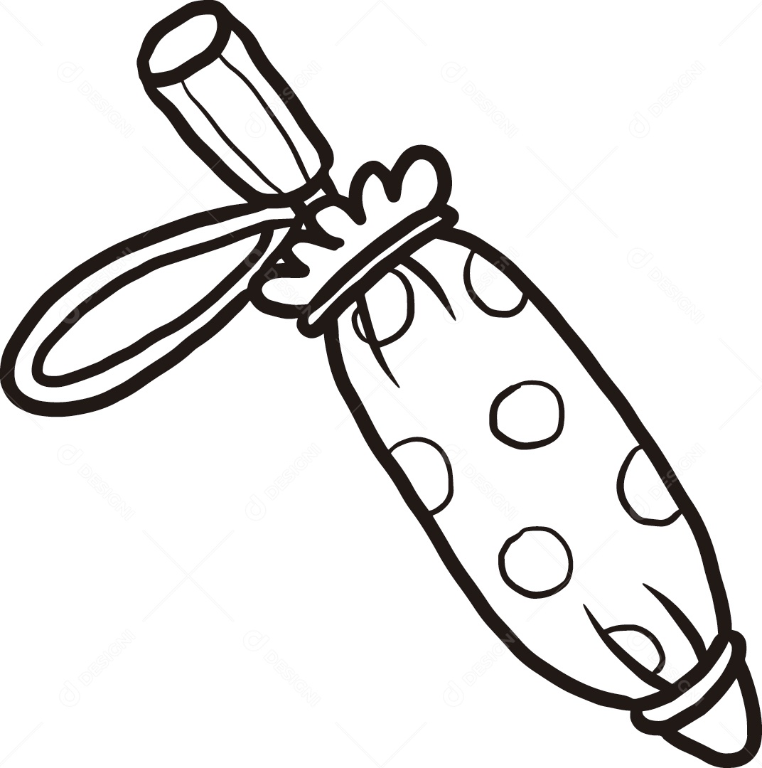 Desenho de Guarda Chuva Vetor EPS