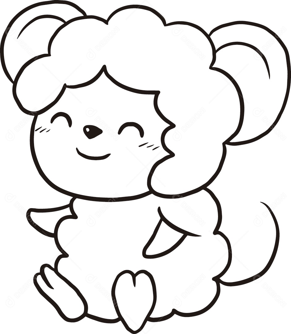 Desenho de um Rato Vetor EPS