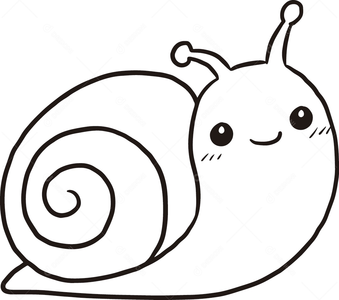 Caracol Desenho Vetor EPS