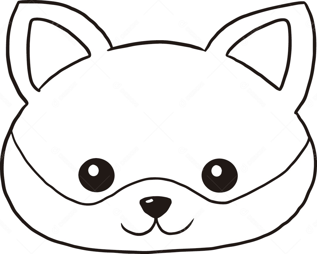 Raposa Desenho Vetor EPS