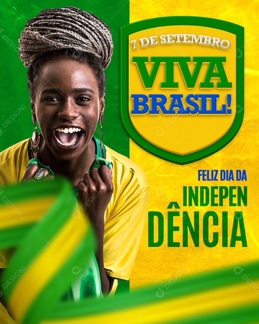 Viva Brasil 7 De Setembro Social Media PSD Editável