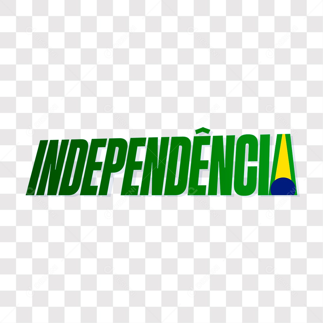 Lettering Independência EPS + PNG