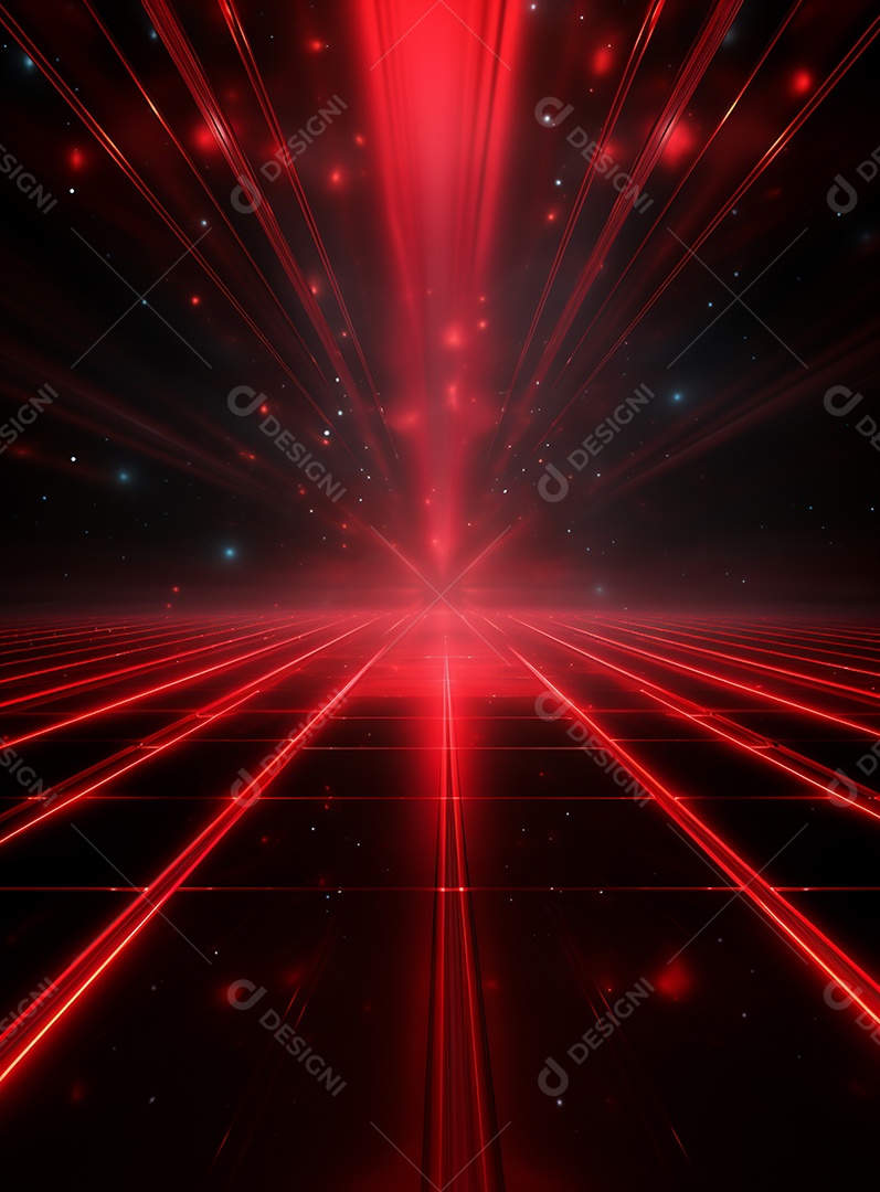 Cenário vermelho para composição de Flyers