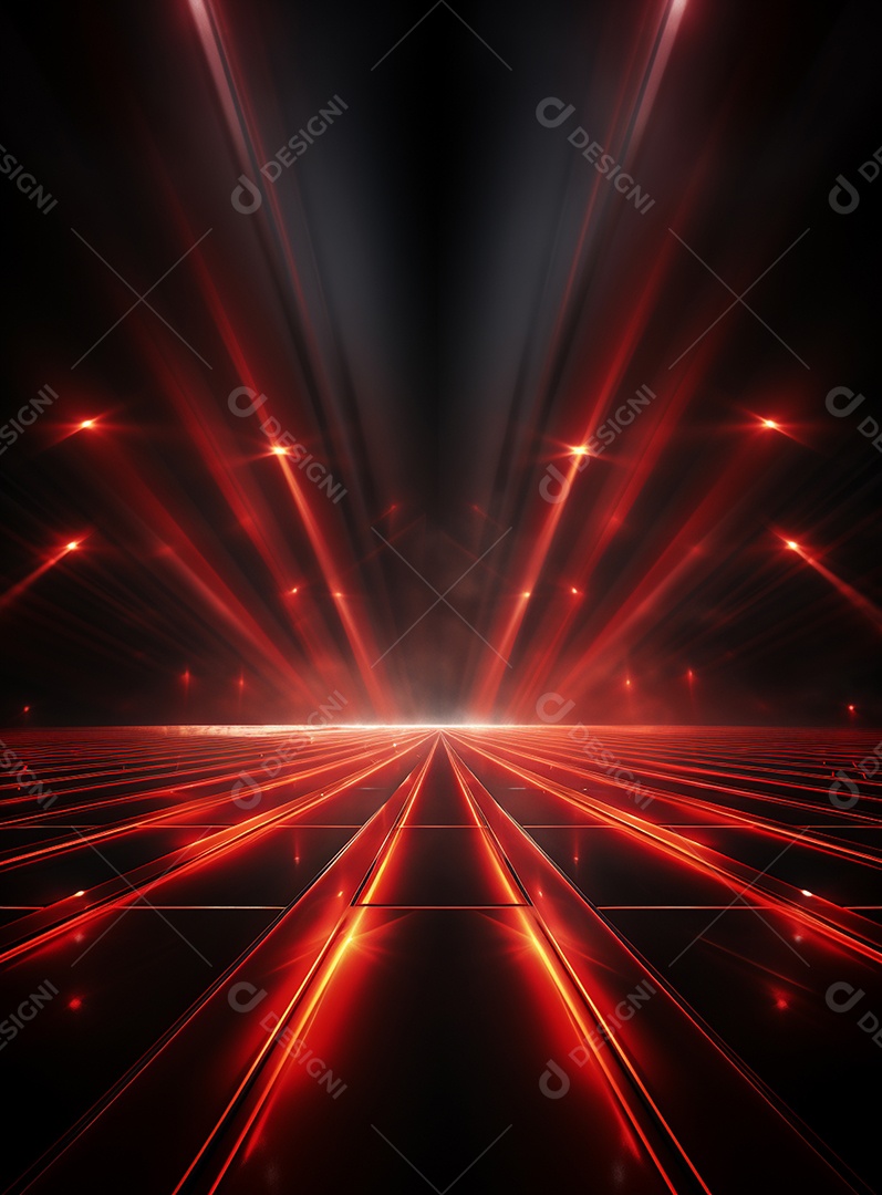 Cenário vermelho para composição de Flyers