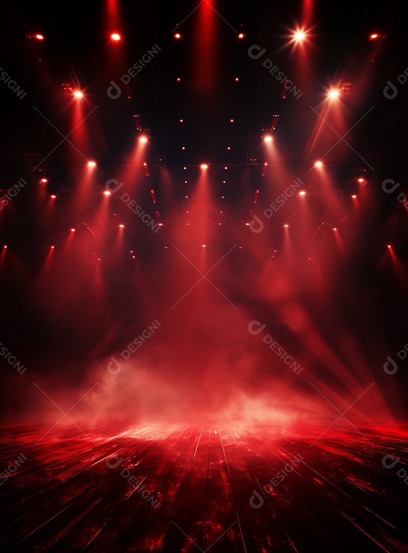 Cenário vermelho para composição de Flyers