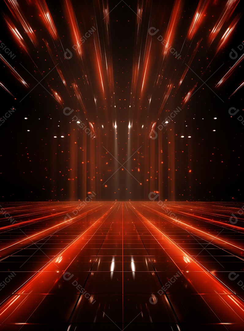 Cenário vermelho para composição de Flyers