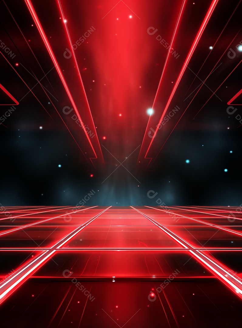 Cenário vermelho para composição de Flyers