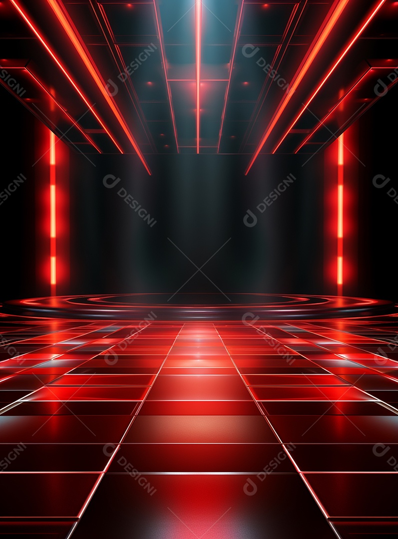 Cenário vermelho para composição de Flyers