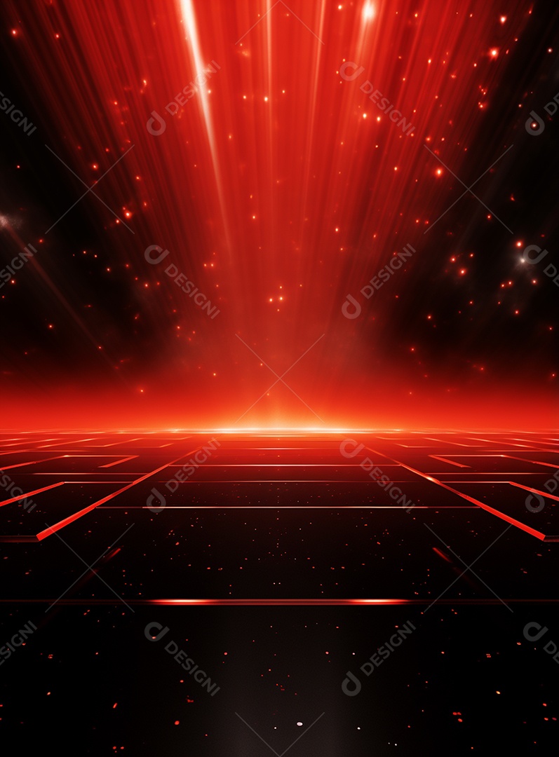 Cenário vermelho para composição de Flyers