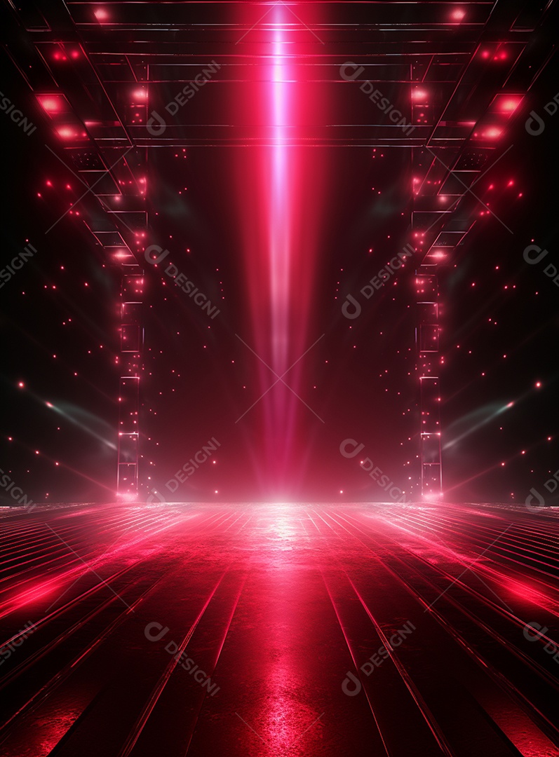 Cenário vermelho para composição de Flyers