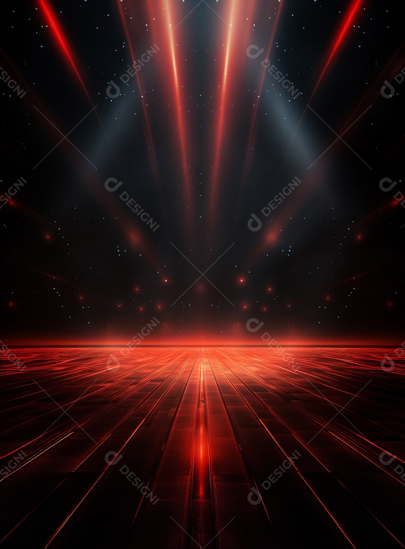 Cenário vermelho para composição de Flyers