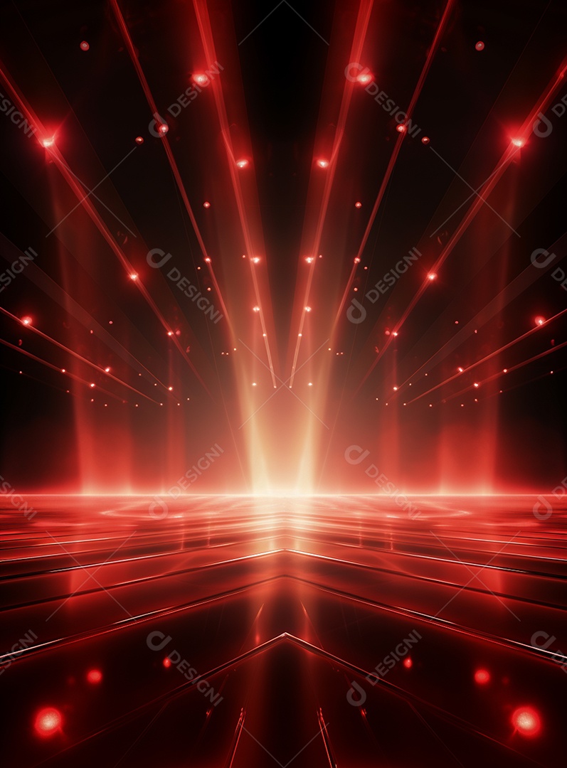 Cenário vermelho para composição de Flyers