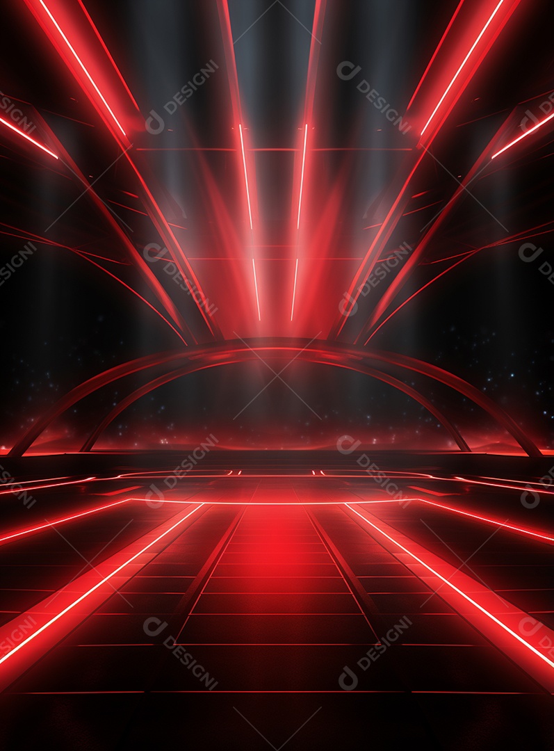 Cenário vermelho para composição de Flyers