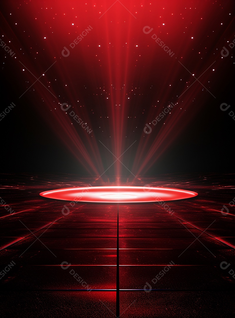 Cenário vermelho para composição de Flyers